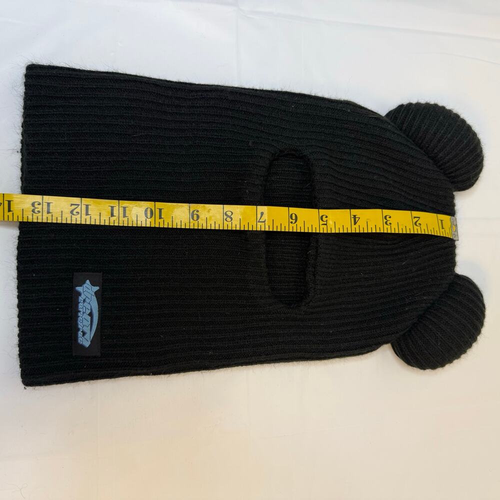 Dream Come True Black Knit Balaclava with Bear Ears - Picture 5 of 5